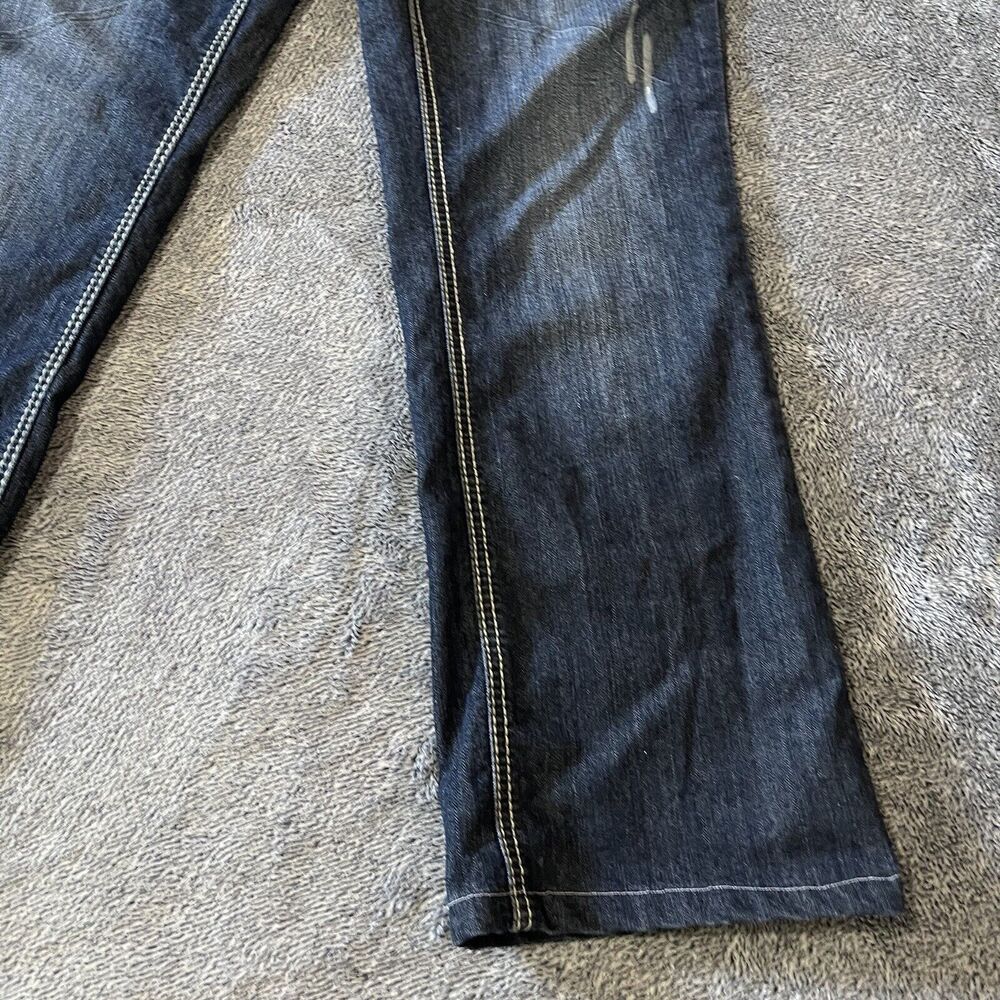 EARL WOMENS JEANS Sz 10 Bootcut Flare Stretch Denim Jeans Bling Rhinestone - Picture 3 of 10